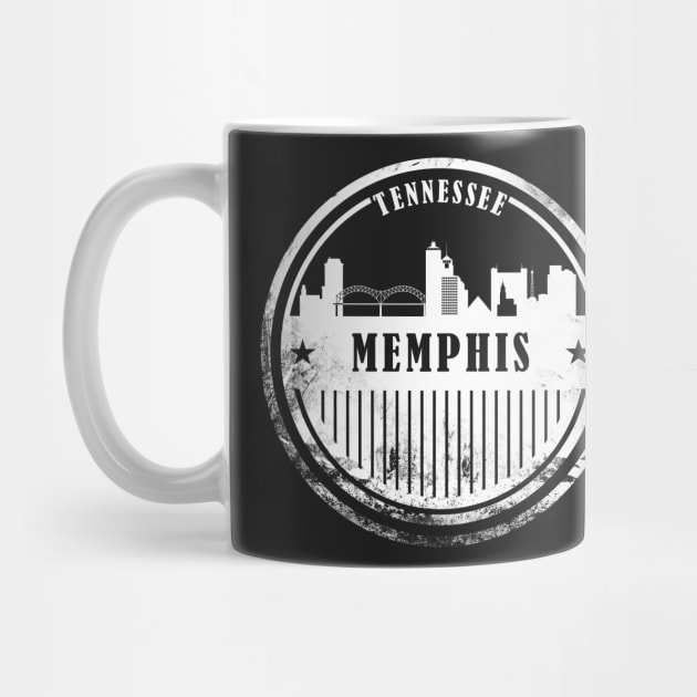 Memphis Tennessee Art T-Shirt by DimDom